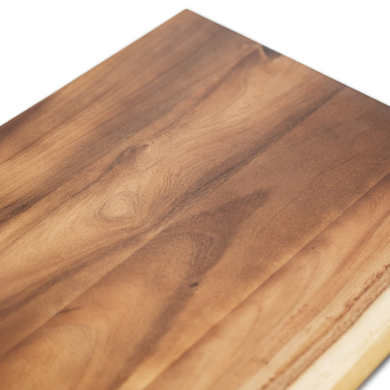 Solid Walnut Live Edge Tabletop For Diy Desk And Countertop, 1.3" H x 38" L x 25" W
