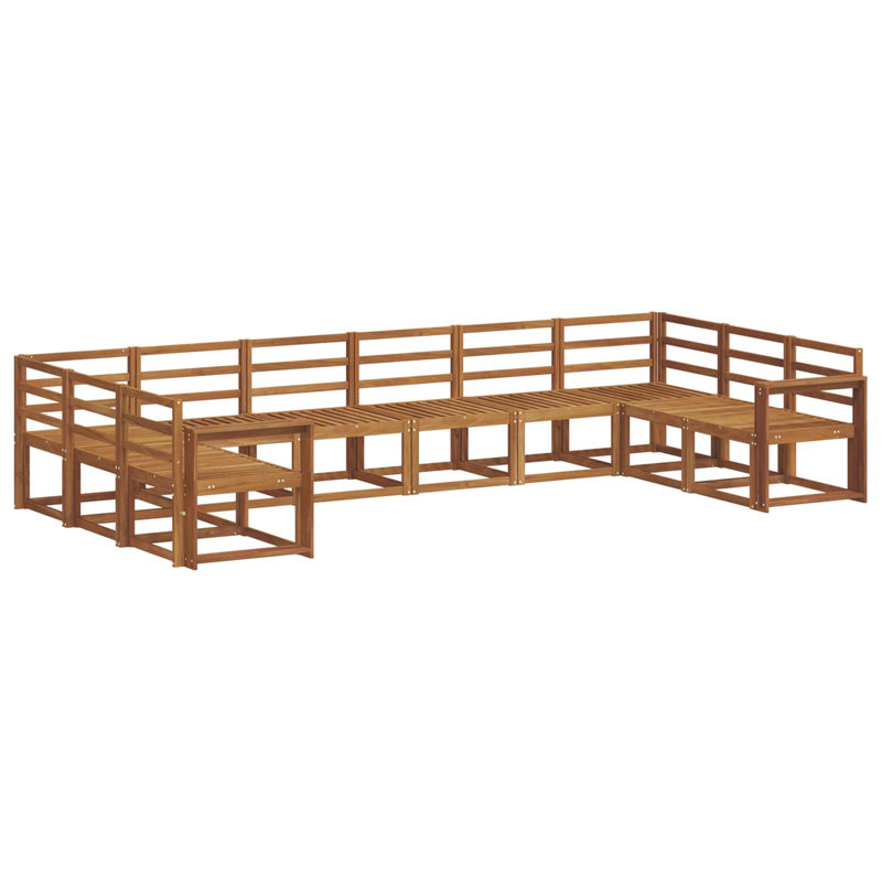 363cm Wide Patio Sectional Set