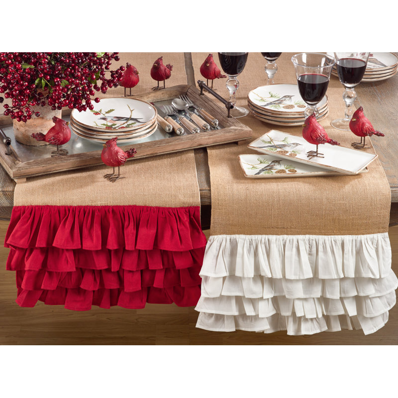 Nunley Jute Runner, 90" L x 16" D, Red