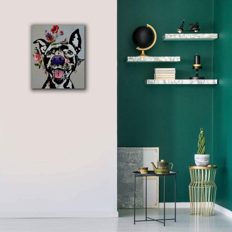 «Northeast» par Dean Russo, art mural sur toile, H 24 po x l 20 po x P 0,75 po