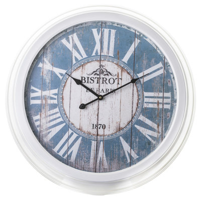 Poteat Glass Wall Clock