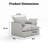 Giannella Upholstered Accent Chair Armchair, Cloud Sofa Fully Removable Covers Down Filled Cushions Sofa for Living Room-625425965