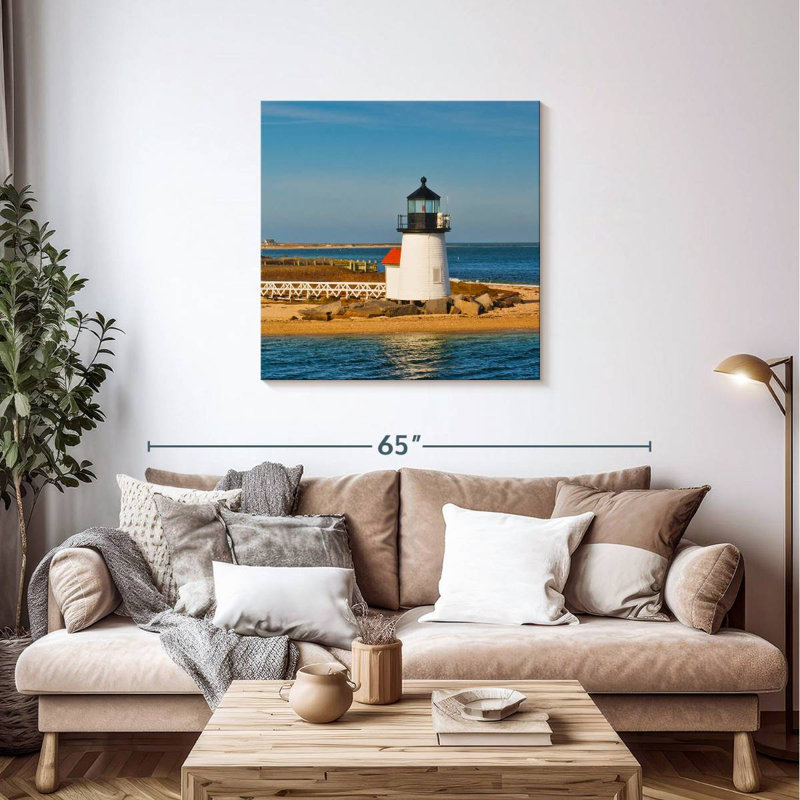 Aletra Serene Brant Point Lighthouse, 36" H x 36" W