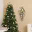Guirlande de Noël en forme de goutte de Noël avec des drapeaux en forme de larme et des aiguilles de pin