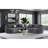 Lorraine Dark Grey 2-piece Upholstered Sofa Set
