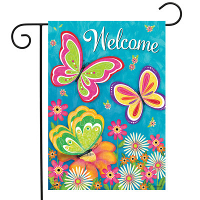 Butterfly Garden Garden Flag