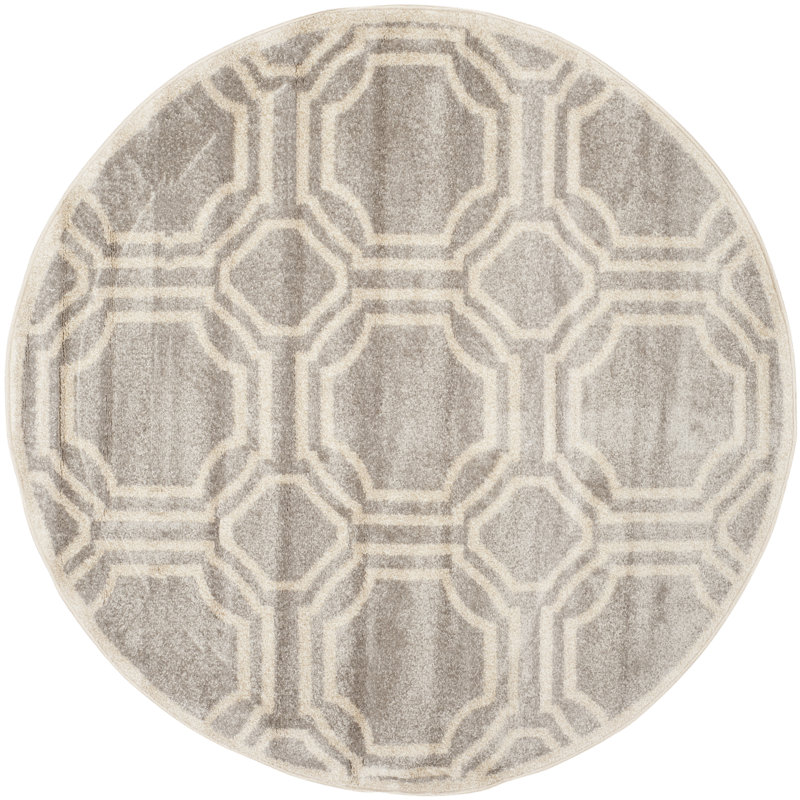 Tapis géométrique Amherst Performance, Rond 7 pi