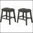 Modern Gray Finish 5Pc Counter Height High Dining Table W Storage Shelves High Chairs And Stools Wooden Kitchen Breakfast Table Dining Room Furniture
