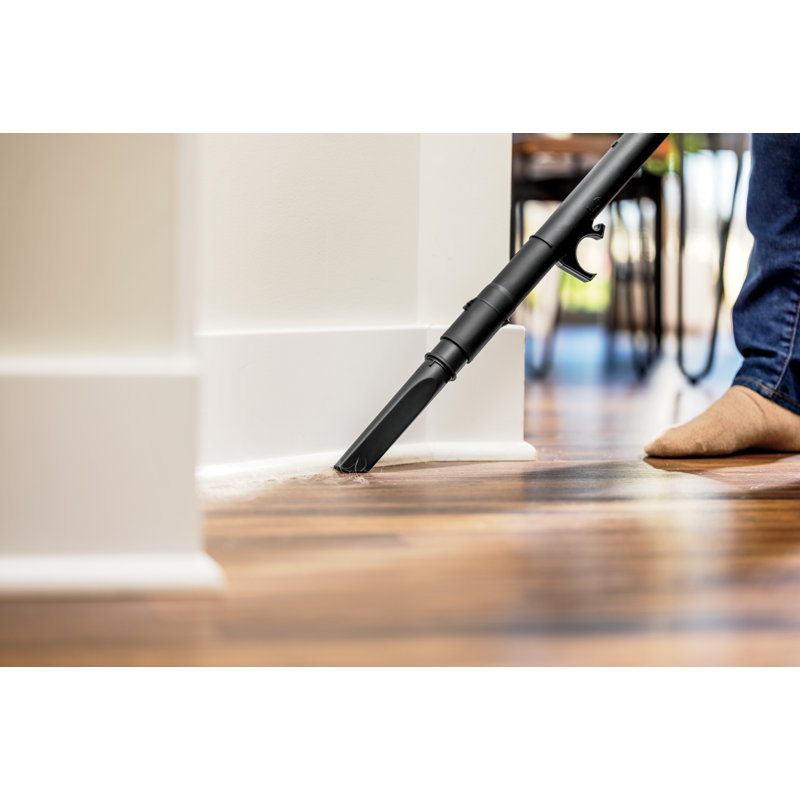 Compact Black and Purple Bagless Upright Vacuum Cleaner for Pets