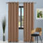 Luxury Faux Silk Lined Eyelet Curtains Pair - Elegant Window Drapes with Solid Colour Finish for Living Room Bedroom Dining Room Home Décor-126391884-126391890