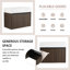Meuble-lavabo mural moderne avec lavabo en résine pour petits espaces-627918405-627918406