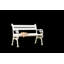Banc de jardin en résine