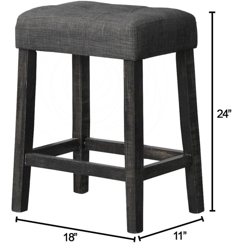 Ensemble de table de bar noir anthracite avec prises électriques et ports USB