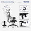 Nouhaus Ergo3dL Chaises de bureau à domicile Chaise de bureau ergonomique à haut dossier avec roulettes et roulettes-104236706