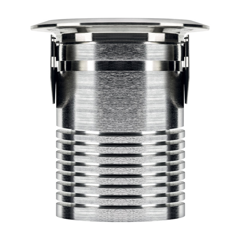 Overturf Silver Integrated LED Aluminum Well Light