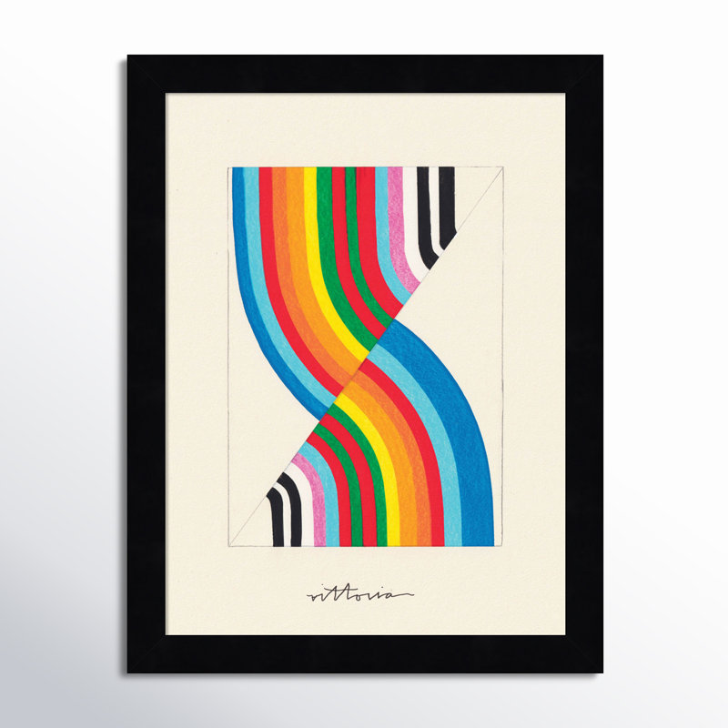 It's Always An Almost by Amber Vittoria, Black Framed, 10" W x 13" H x 1" D