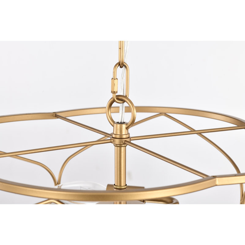 Lustre géométrique à 5 lumières Durganand