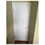 Porte blanche standard en bois manufacturé affleurant Planum-102304234