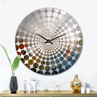 Lynetta - Abstract Painting Wall Clock
