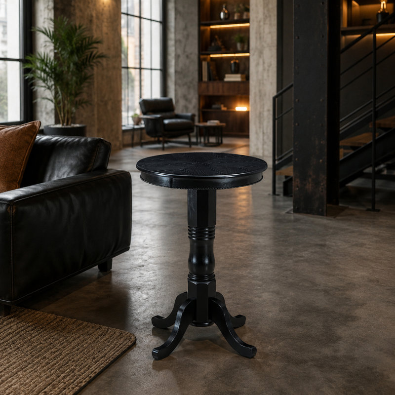 Traditional Pub Table By RAM Game Room, Black