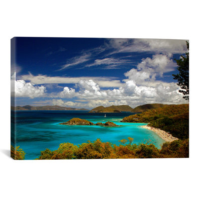 Trunk Bay by J.D. McFarlan - Print on Canvas
