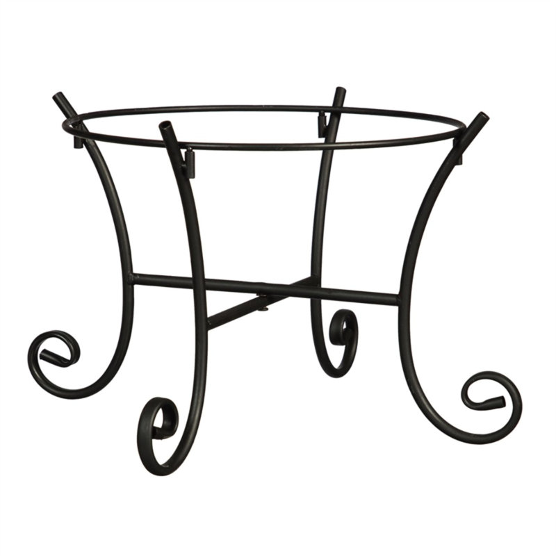 Weather Resistant Metal Abstract Gazing Ball Stand