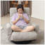 Fauteuil de jeu à hauteur et tête réglables, canapé rotatif à 360 degrés pour le salon, méridienne ergonomique