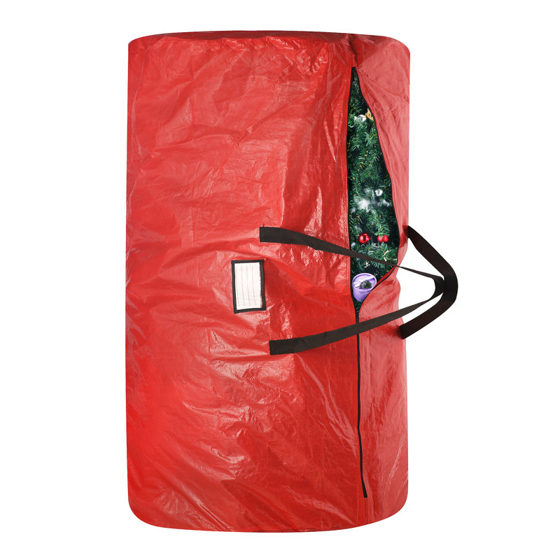 Sac de rangement pour arbre de noël, Rouge, H 30 po x l 30 po x P 60 po