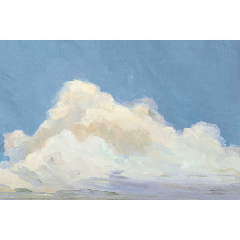 Nuage sur marée basse, H 12 po x l 12 po x P 1,25 po