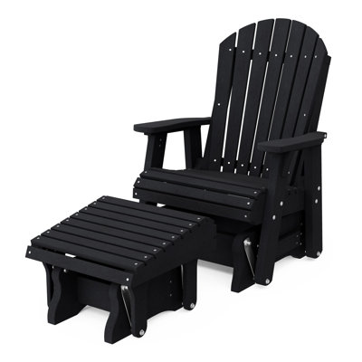 Fauteuil oscillant simple avec repose-pieds Heritage