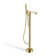 Single Handle Floor Mounted Freestanding Tub Filler with Diverter