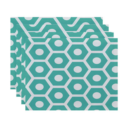 Alyrica Polyester Geometric Rectangle Placemat