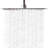 Rain Fixed Shower Head 1.8 GPM GPM with Self-Cleaning