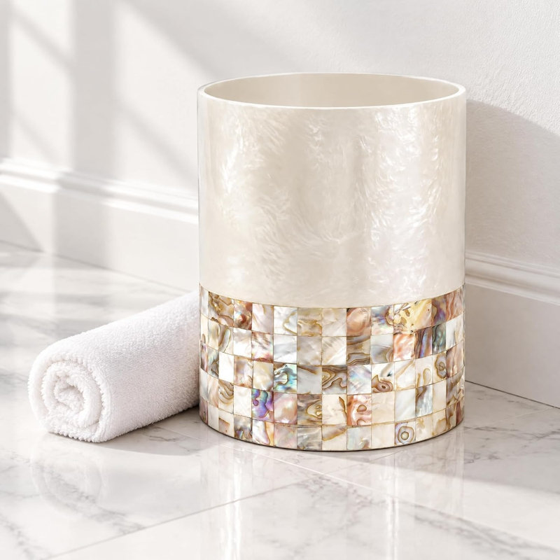 Creative Scents Milano Small Bathroom Trash Can