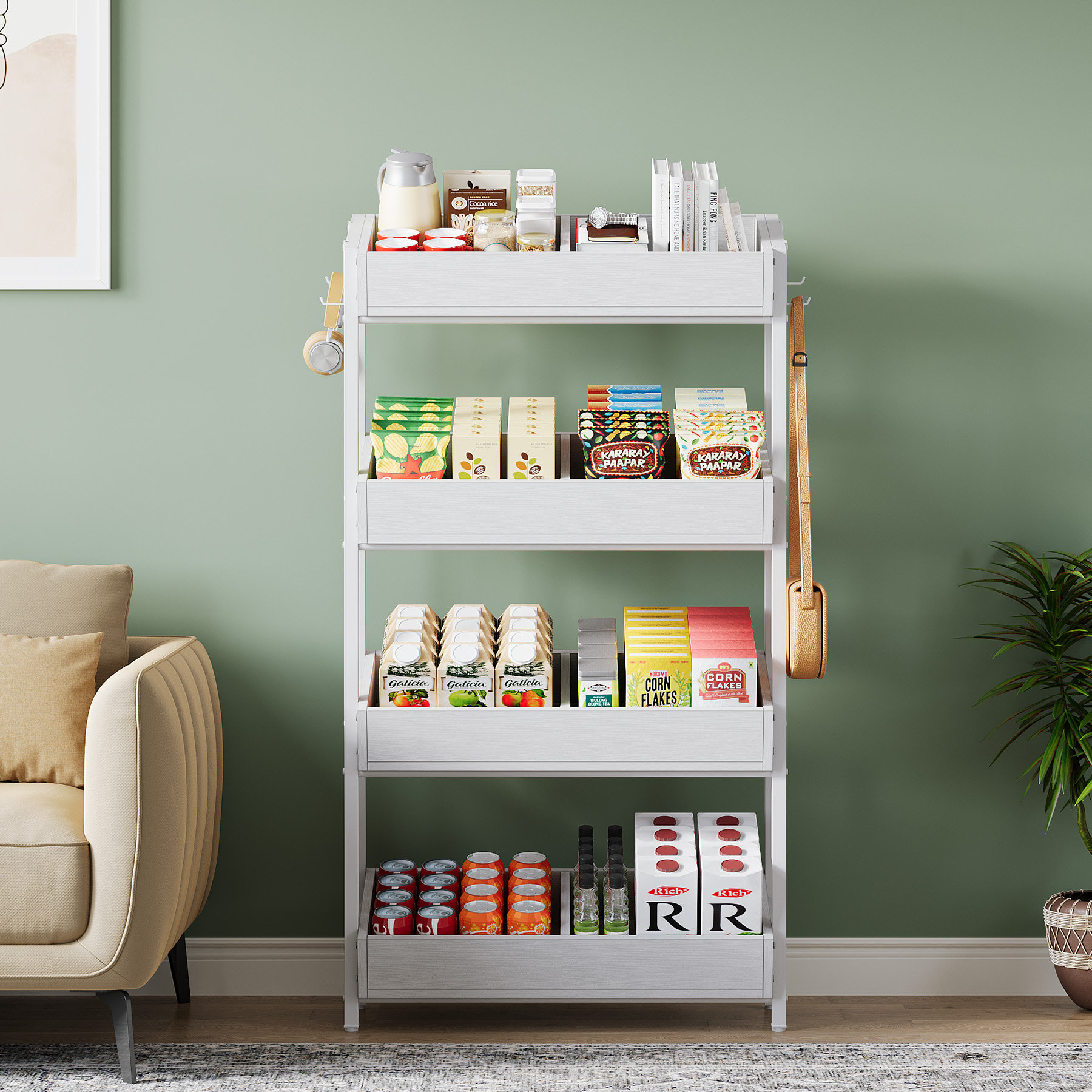 17 Stories Wooden Storage Rack Organizer & Reviews - Wayfair Canada