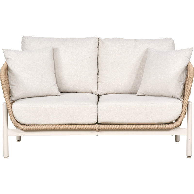Aris 145 cm W Patio Sofa with Cushions