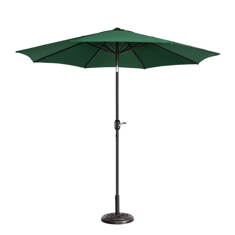274.32cm Tilt Market Parasol, Forest Green
