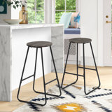Counter Stool with Metal Frame