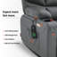 Fauteuil inclinable électrique en similicuir Adavia-326332090