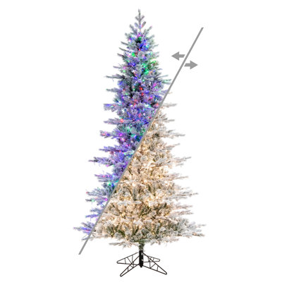 7.5' Lighted Pine Christmas Tree