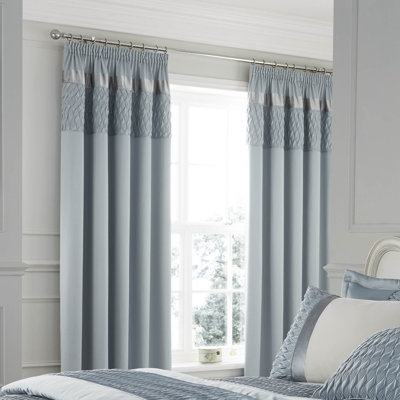 Quilted Luxury Satin Cafe Curtain