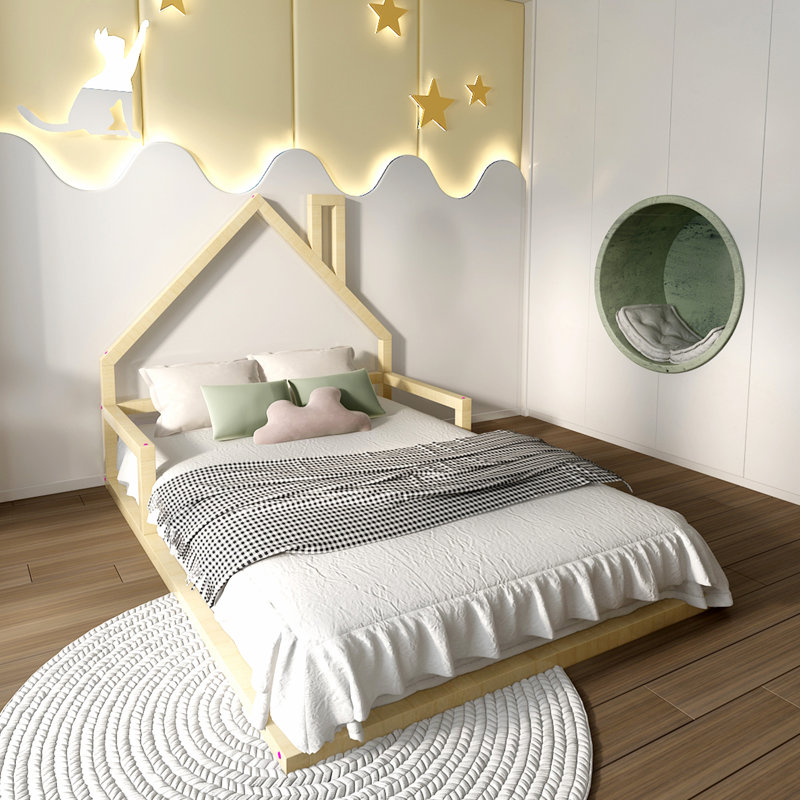 Morrowville Bed, Natural