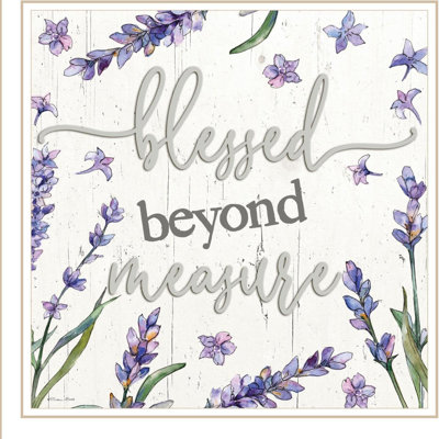 «Blessed Beyond Mesure», impression murale encadrée