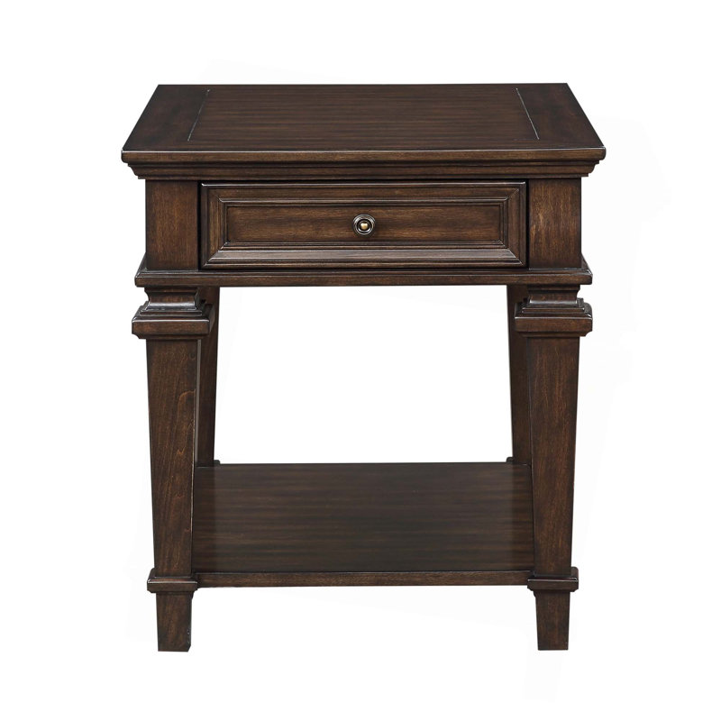 Table de bout avec tiroir de rangement Traditional Design