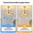 19" Modern Ceiling Fan With Light Kit And Remote Control 6 Speeds Timer For Bedroom-1351323744
