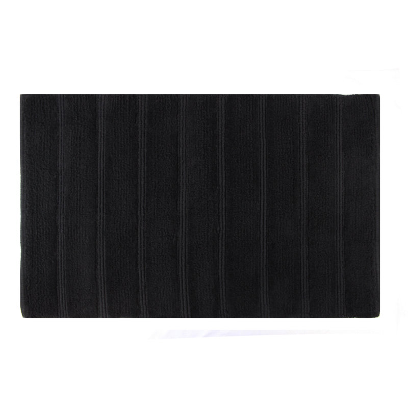 Tapis pour salle de bain frameloom loop Bedwell, Noir
