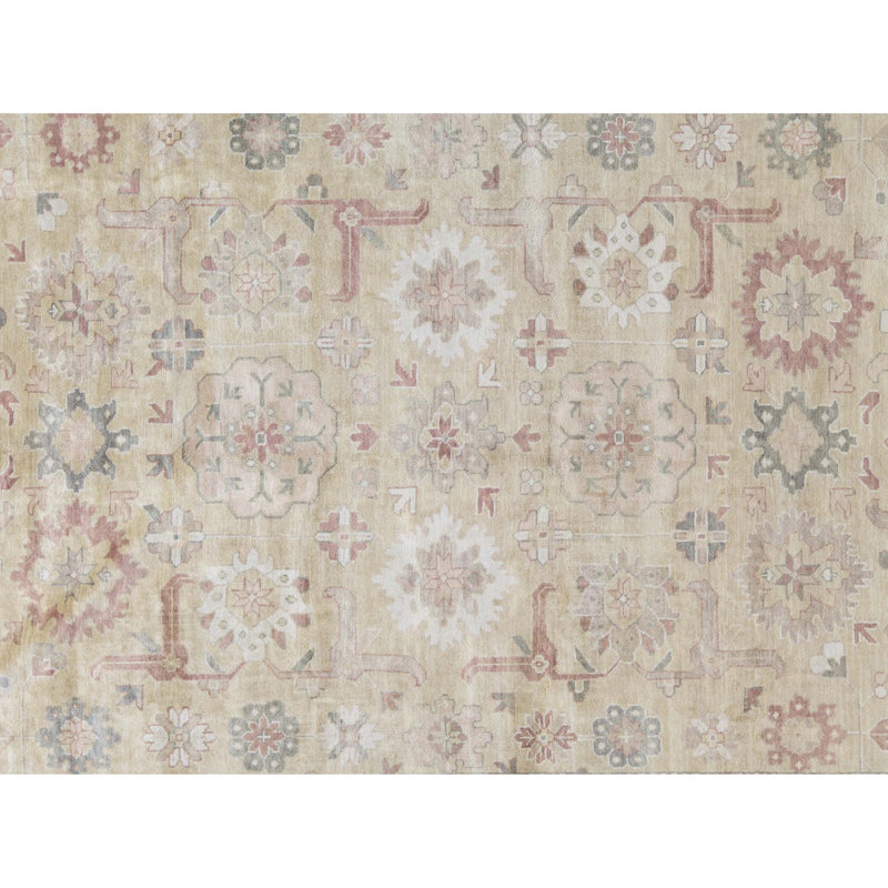 Oushak Hand Woven Wool Oriental Area Rug