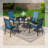 Alyah Stacking Aluminum Patio Dining Armchair-1523490422