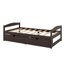 Structure de lit plateforme avec tiroirs de rangement sous le lit-1074802767