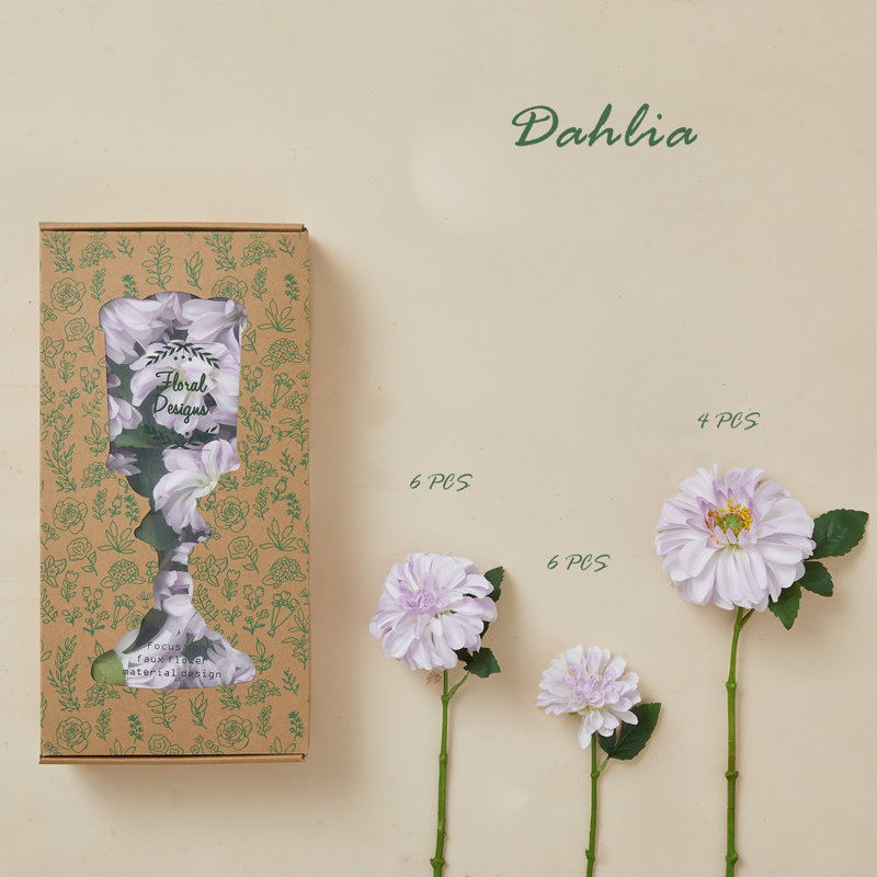 Ensemble de dahlia 17 po, Mauve